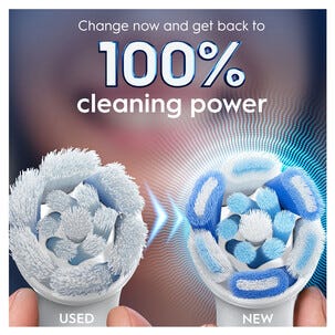 Oral-B iO Ultimate clean borsthuvud, vit