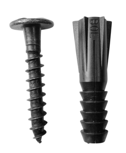 Mottez säkerhetsskruvar envägs 7 x 40 mm, 10-pack