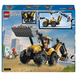 LEGO City Keltainen traktorikaivuria 60480, 7+