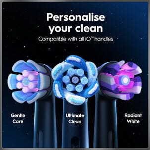 Oral-B iO 10 elektrisk tannbørste, 7 børstemodi