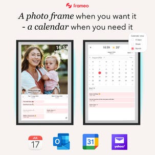 Exibel digital fotoramme 15,6 tommer med LED