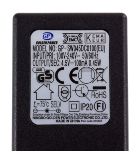 Nätadapter 4,5 V DC/100 mA