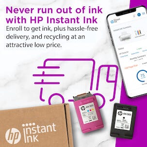 HP DeskJet 2810e Instant Ink trådløs fargeskriver med skanner, Wi-Fi