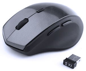 Trådlös optisk mus Exibel