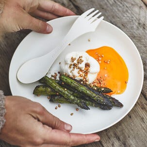 Light My Fire Spork Bio Meadow bestikksett 4-pakning