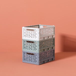 Klappboks av resirkulert plast, large 33 x 24,5 x 13,8 cm