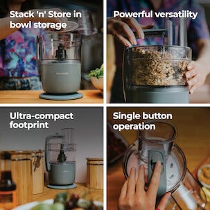 Kenwood MultiPro Go matberedare, blå, FDP22.130GY