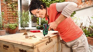 Bosch PSR Select drill 4 V med bits, 1 batteri