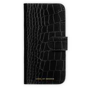 Ideal of Sweden Magnet Wallet+ iPhone 18 Pro Max / iPhone 17 Pro Max, croco svart