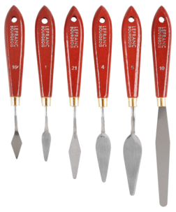 Maalaus- ja palettiveitset Lefranc & Bourgeois, 6 kpl