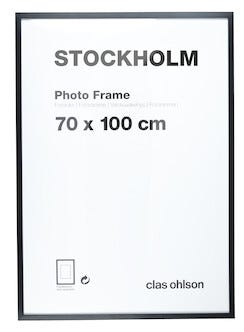 Fotoram Stockholm, svart