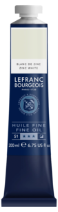 Oljefärg Lefranc & Bourgeois Fine Zinc White 200 ml, vit
