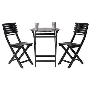 Pöytä ja kaksi tuolia