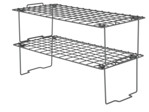 Stabelbar hylle metall Space saver, 56 x 27 x 17 cm