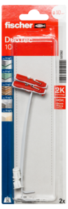 Fischer skivinfästning DuoTec 10 K NV utan skruv, 2-pack