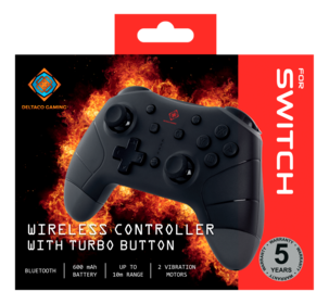 Nintendo Switch Bluetooth Controller, Deltaco GAM-103