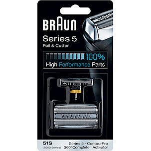 Reservfolie och skärhuvud till Brauns rakapparater, 51S