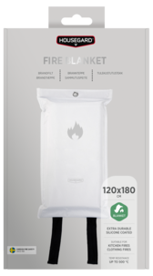 Housegard brandfilt vit, 120 x 180 cm