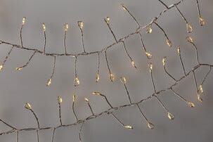 Northlight Cluster lyslenke på sølvtråd, 5 m