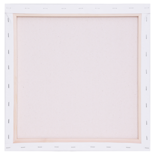 Kvadratisk canvas med ram, bomull, Sang, 3-pack