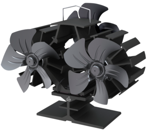 Kamiinapuhallin Trippel Fan