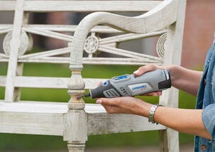 Dremel 407, 13 mm slipesylinder og spindel