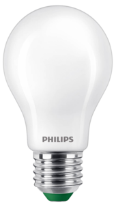 Varmvit LED-lampa E27 A60 7,3 W, Philips Ultra Efficient
