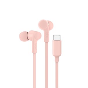 Belkin SoundForm in-ear hörlurar med sladd, USB-C
