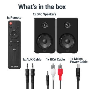 Majority D40 Kaiutin musiikille pelaamiseen kotiteatteriin