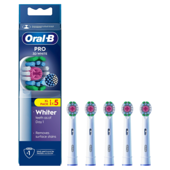 Oral-B 3D White børstehoder, 5-pakning