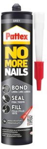 Pattex No More Nails Bond Seal Fill montagelim och fogmassa