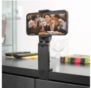 Deltaco Portable Travel Mount mobilholder, klemme