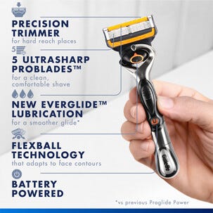 Gillette ProGlide Power rakhyvel batteri, 1 rakblad