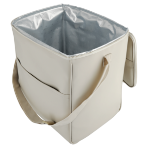 Mjuk kylväska med axelrem, beige, 21 liter 