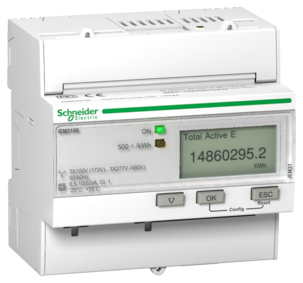 Elmätare 3-fas med display Schneider Acti9 iEM3100