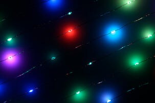 Ljusslinga i metall, Multicolor