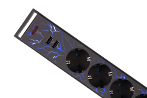 Gaming-grenuttak med RGB-belysning og USB