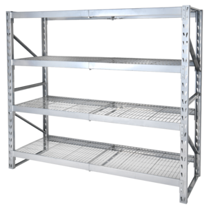 Cocraft lagerhylla metall, 4 hyllplan, 183 x 195,5 x 61 cm