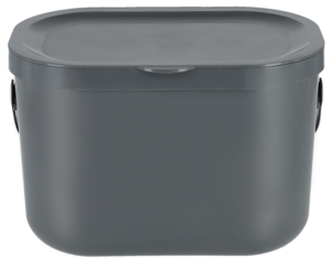 Tidy kildesorteringsbøtte på 3,2 l med lokk og håndtak