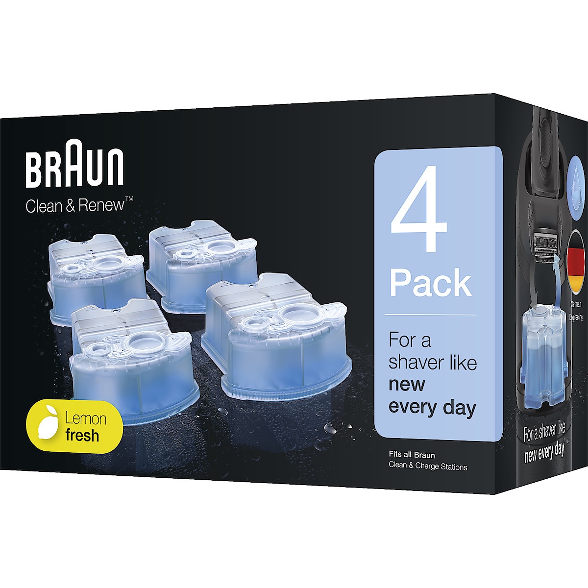 Puhdistusaine, vaihtopakkaus, Braun Clean & Renew CCR4