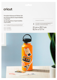 Cricut Sticker Set vattentåligt, A4, 6 ark