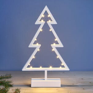 Batteridrevet lysestake med timer