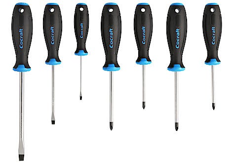 Cocraft skrutrekkersett, 7 deler