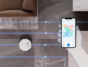 Ecovacs Deebot Ozmo T9, robotdammsugare