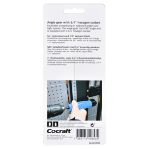 Cocraft vinkelgir 90 grader for drill