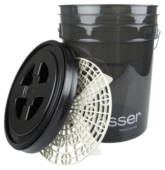 Glosser tvätthink med galler, 20 liter