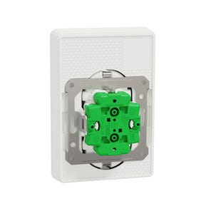 Schneider Exxact infällt 2-vägs vägguttag med USB