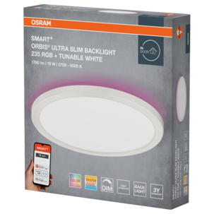 Osram Smart+ Orbis Ultra Slim takplafond RGB TW 235 mm