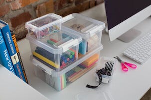 SmartStore Home förvaringslåda med lock