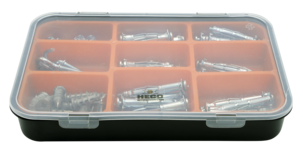 Heco sortimentslåda gipsmontage expander, 53 delar